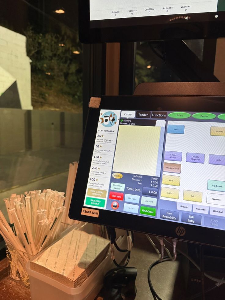 A barista preparing coffee at a Korean cafe