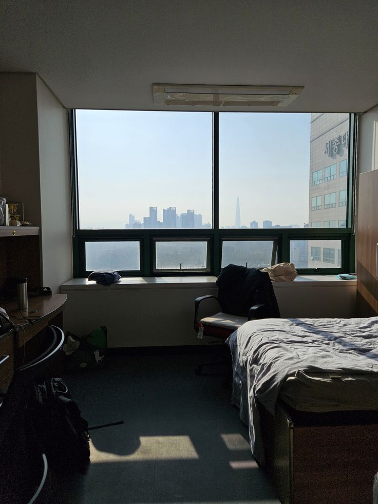 A university dormitory building on a Korean campus